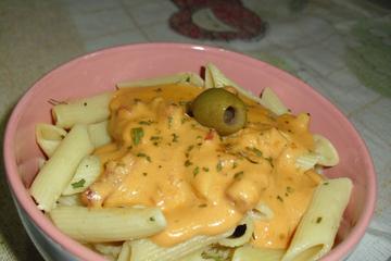 Macarrão com molho de queijo