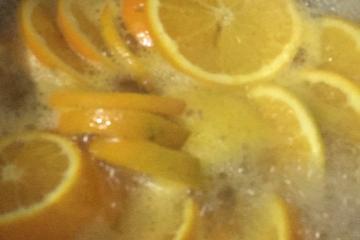 Doce de laranja pera