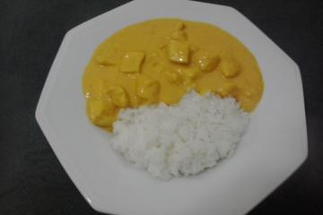 Frango ao molho de abóbora cabocha e requeijão