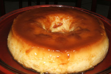 Pudim de pão sem leite condensado e sem banho-maria