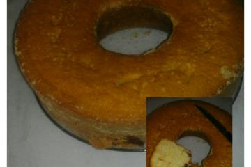 Bolo simples com goiabada