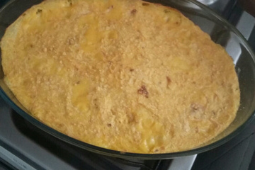 Frango com creme de milho