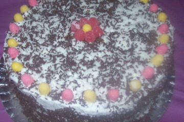 Torta gelada de chocolate