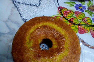 Bolo de milho com fubá