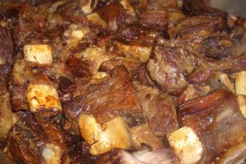 Costela na panela de pressão