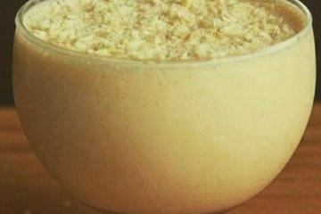 Mousse de leite em pó