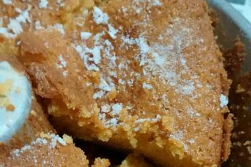 Bolo de fubá simples e gostoso
