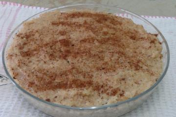 Arroz doce com amendoim