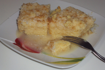 Bolo rápido de coco