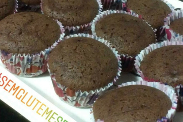 Bolo de chocolate sem glúten
