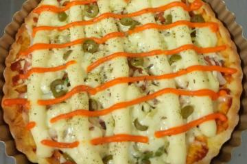 Massa de pizza fácil