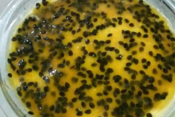 A mousse de maracujá