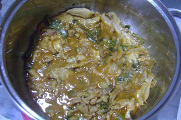 Peixe ao molho de camarão