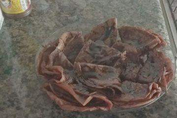 Panqueca doce de chocolate e banana