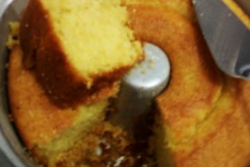 Receita de Bolo de milho sem leite com óleo de girassol, enviada