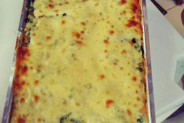 Torta de bacalhau com requeijão