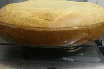 Torta de frango cremosa da Aline