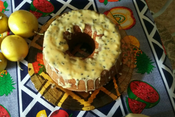 Bolo de maracujá de liquidificador