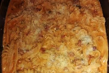 Macarrão de panela de pressão com queijo