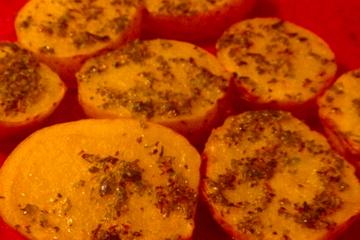 Batata rápida de microondas