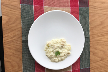 Risoto de alho poró fácil e gostoso