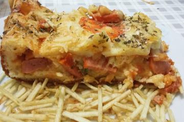 Hot Dog de forno para as férias da criançada