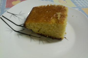 Bolo de laranja molhadinho