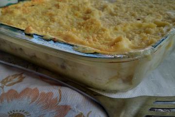 Bacalhau gratinado
