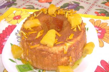 Bolo de laranja delícia