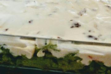 Salada crocante com bacon
