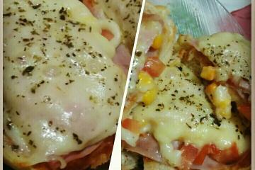 Pizza de pão francês