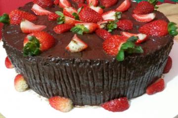 Bolo de morango