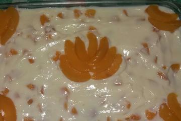Pavê de pêssego fácil