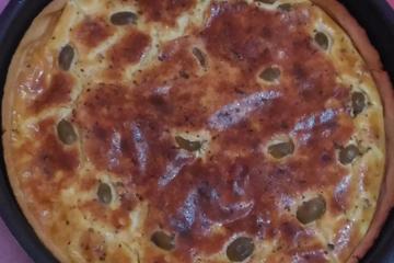 Quiche queijo Minas