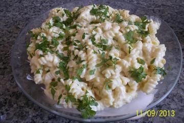 Macarrão com molho de queijo