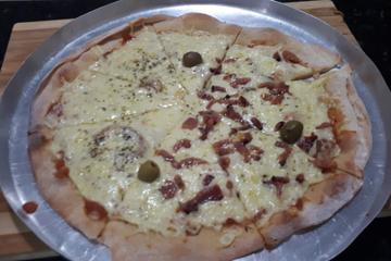 Massa de pizza saborosa