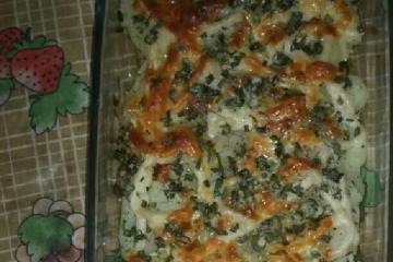 Batata Gratinada com Requeijão