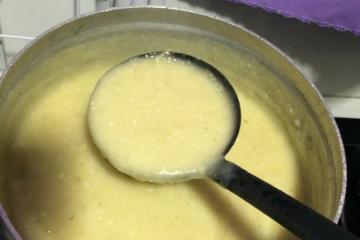 Creme de aipim