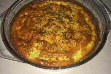 Torta de chuchu sem farinha