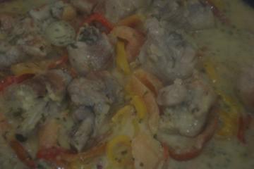 Moqueca rápida de frango