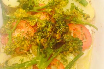 Filé de peixe ao forno
