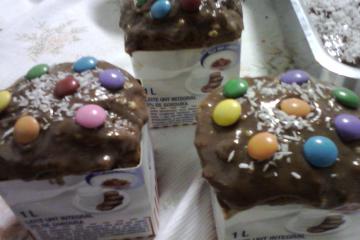 Cupcake de caixinha de leite