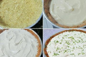 Torta gelada de limão - mousse ice lemon