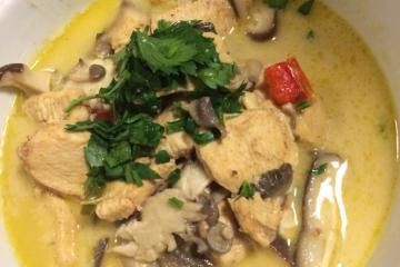 Sopa de cogumelos picante - low carb