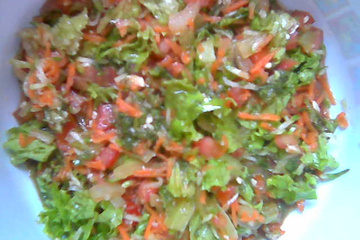 Salada de panela
