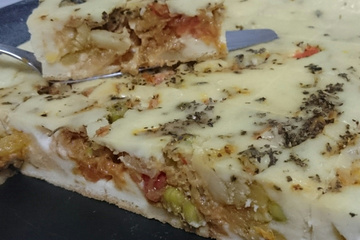 Torta de liquidificador fácil de atum