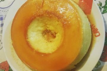 Pudim de leite condensado com creme de leite