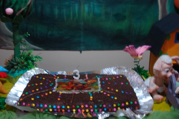 Bolo de chocolate recheado