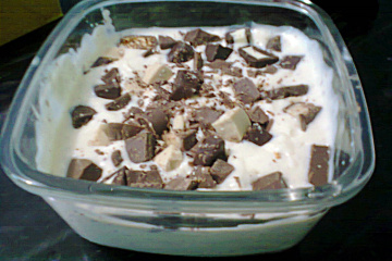 Creme de limão com Bis