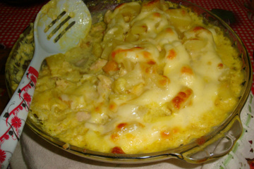 Frango com catupiry e curry